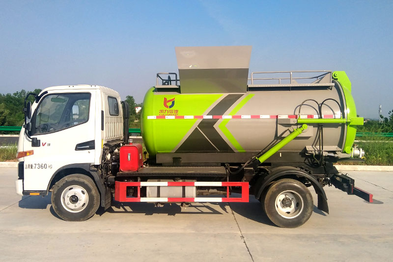 江淮骏铃V3餐厨垃圾車(chē)（罐式）（4.5方）